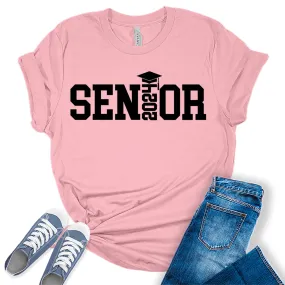 2024 Class Senior Graduation Shirt Women Graphic Tees