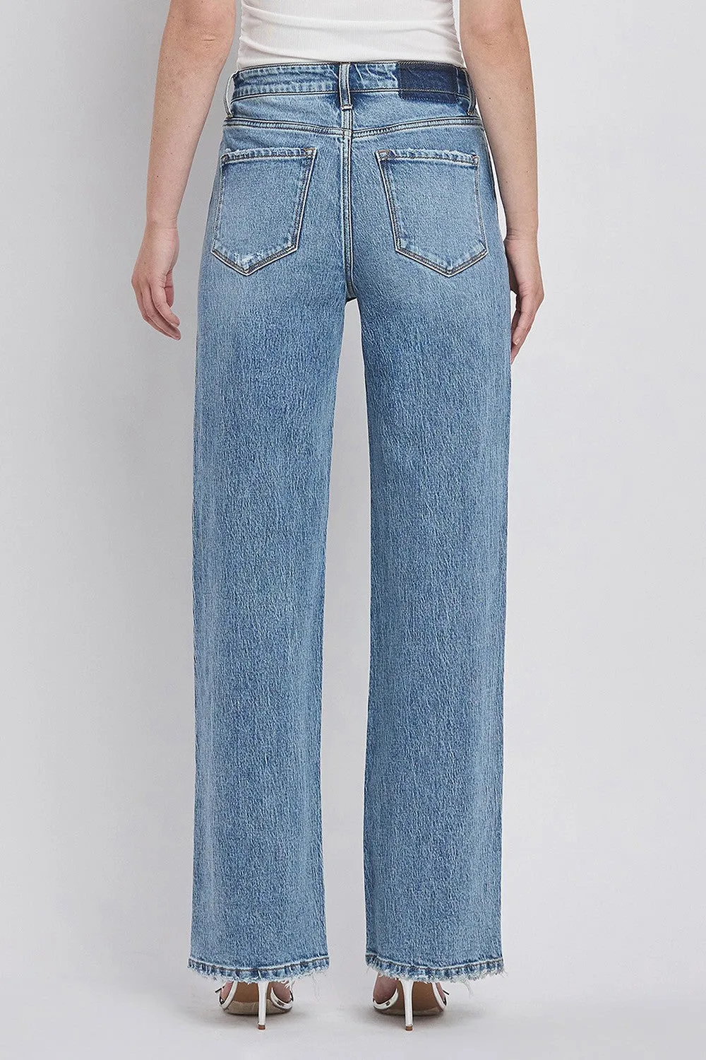 90's Wide Leg High Rise Jeans