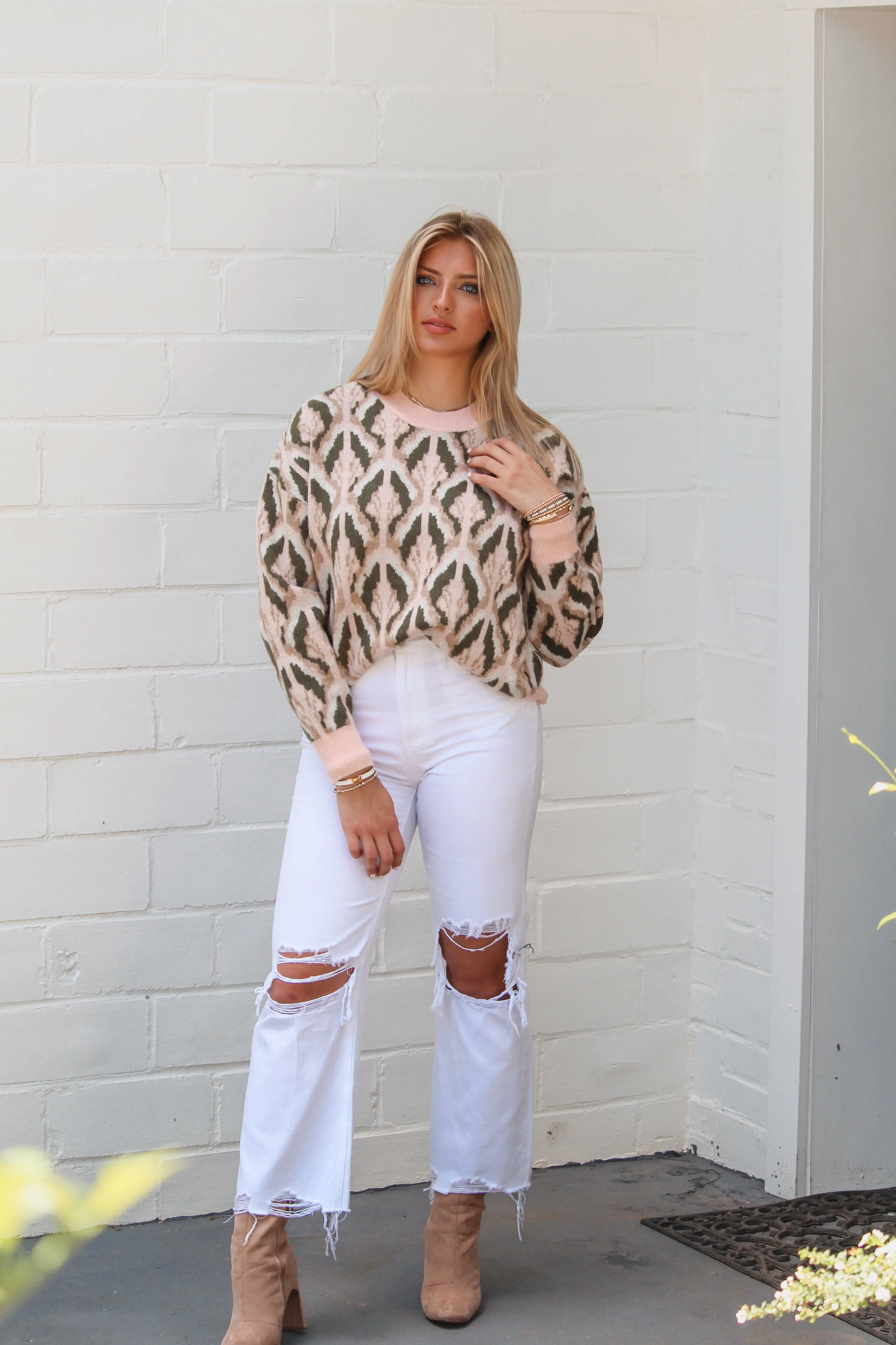 Barbra White Vintage Crop Flare Jeans