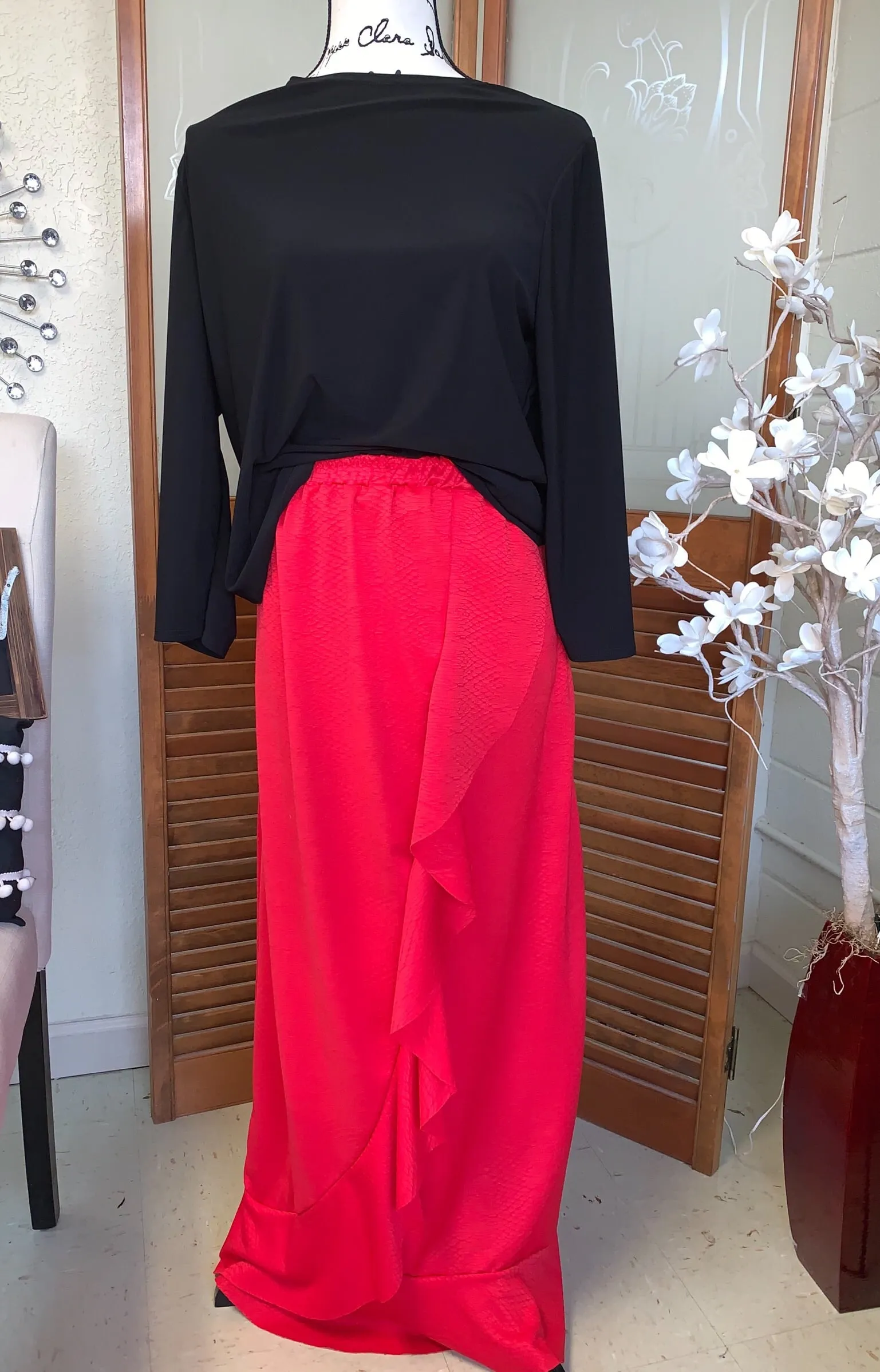 Bethany Skirt (Summer Red) (MS)