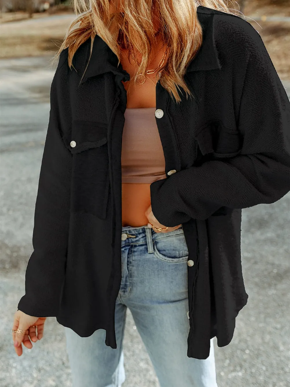 Black Cardigan Jacket