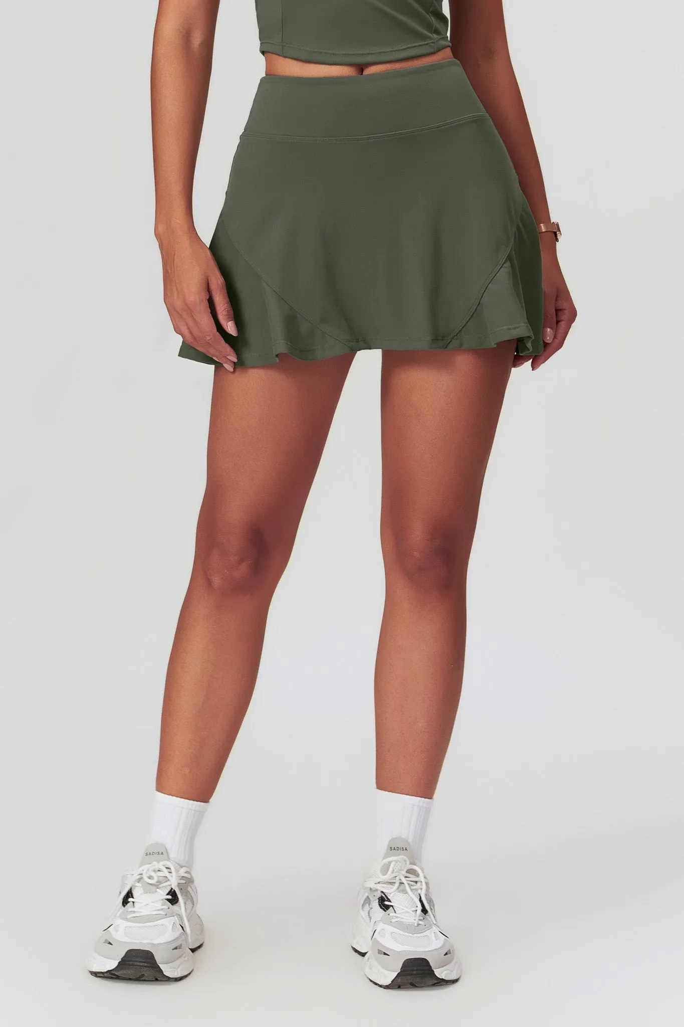 Colleen Mini Skirt - Brown