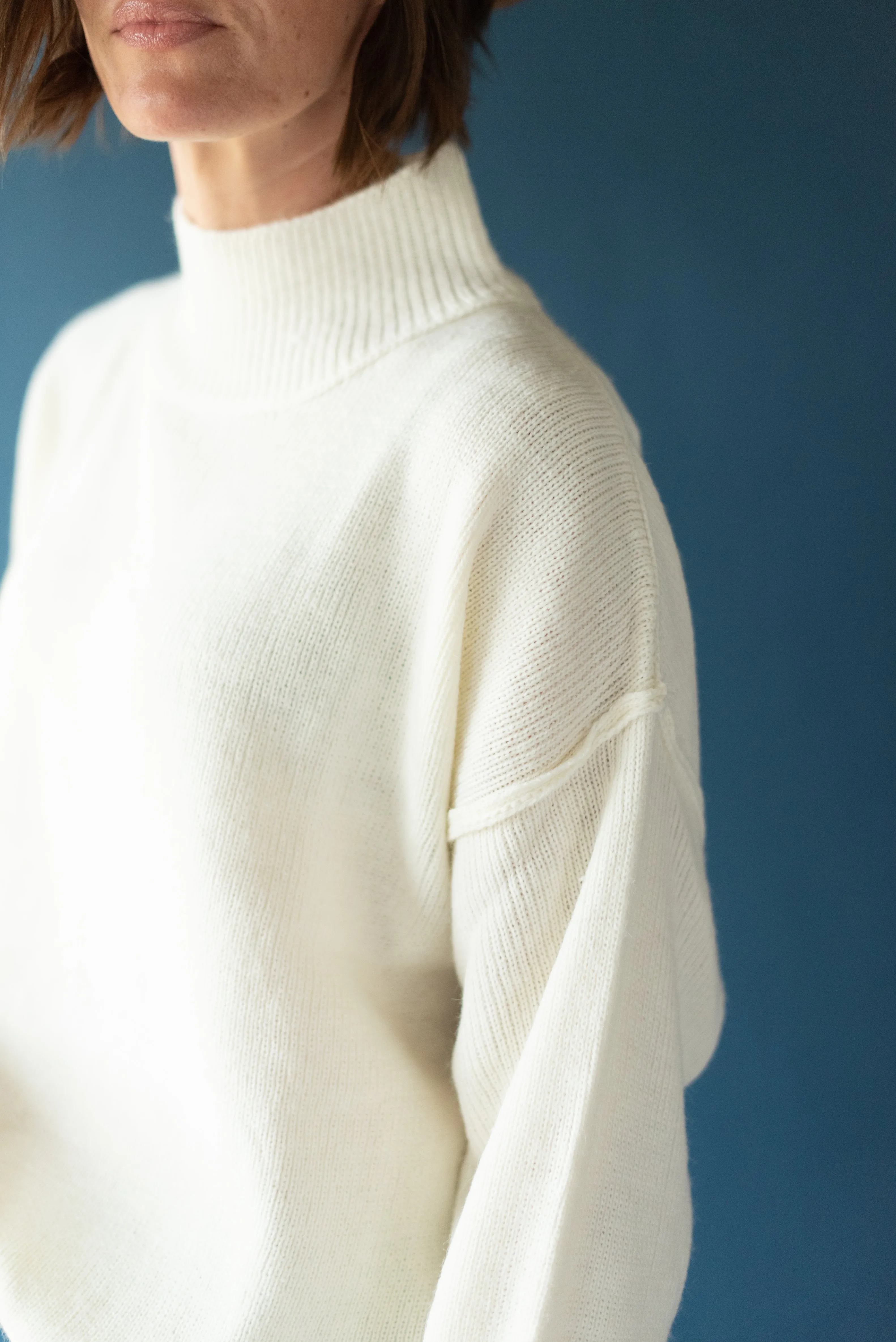 Elise Dolman Sweater - Cream