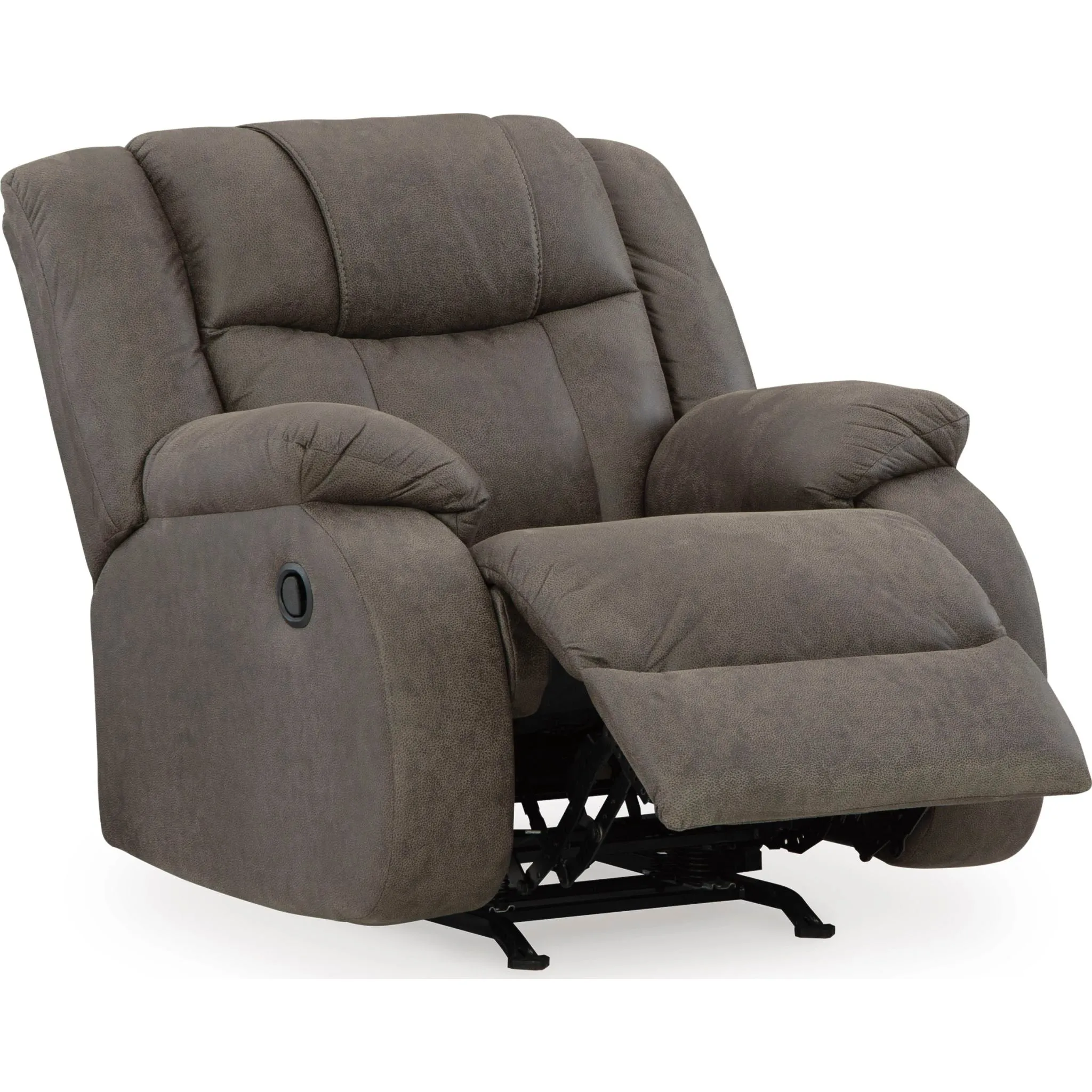 First Base Rocker Recliner - Gunmetal