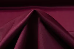 Italian Wool Satin Suiting - Burgundy