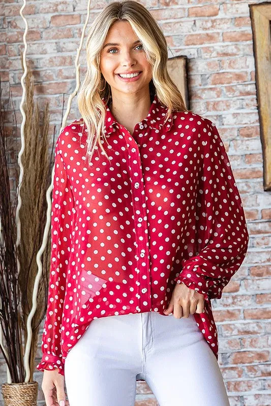 Love Me To My Core Button Down