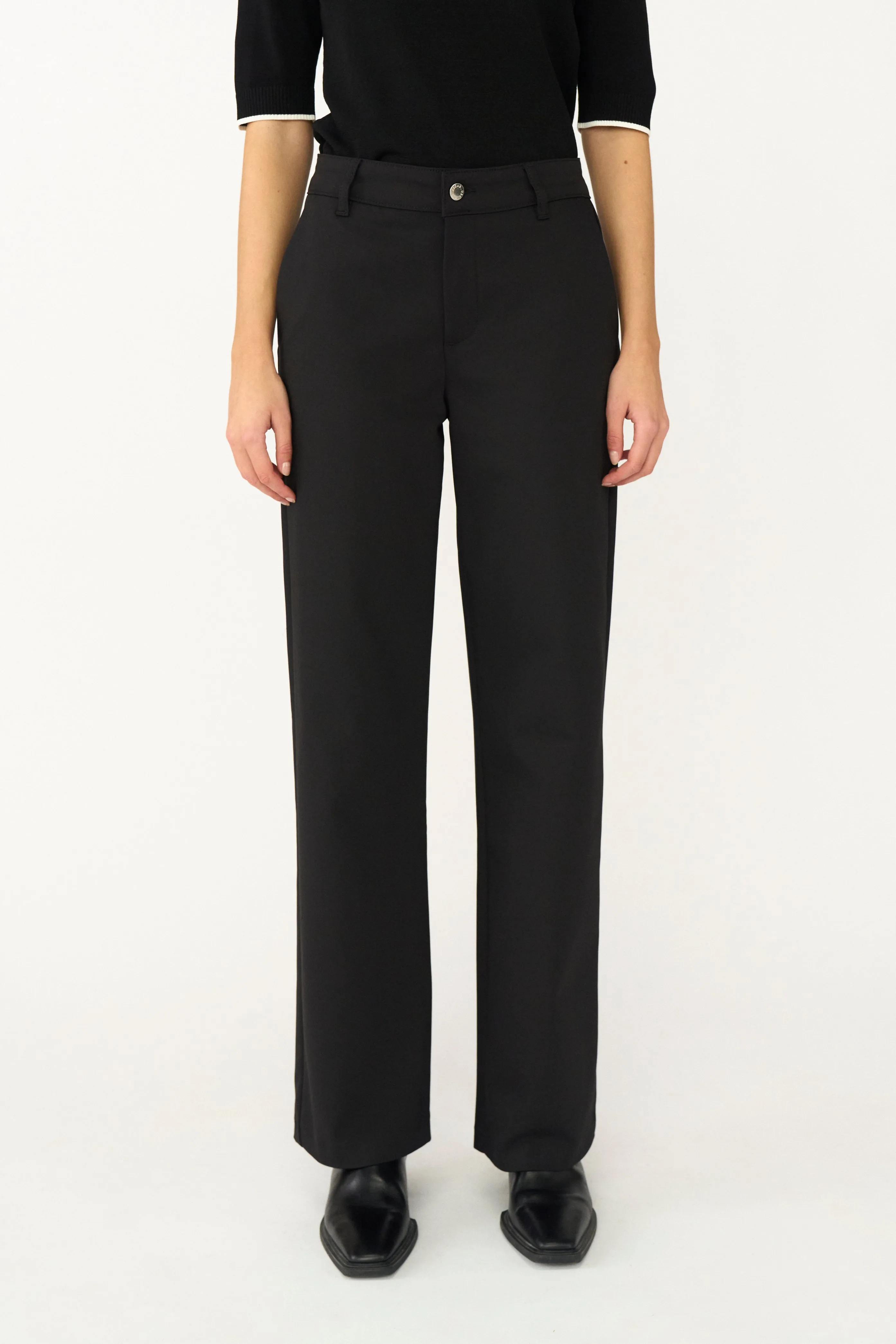 PD-Melanie Wide Pant - Black