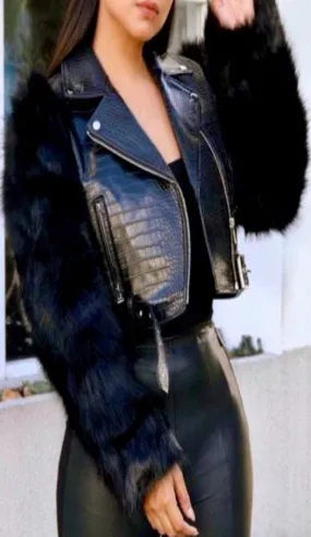 Pure Chic Faux Fur Jacket