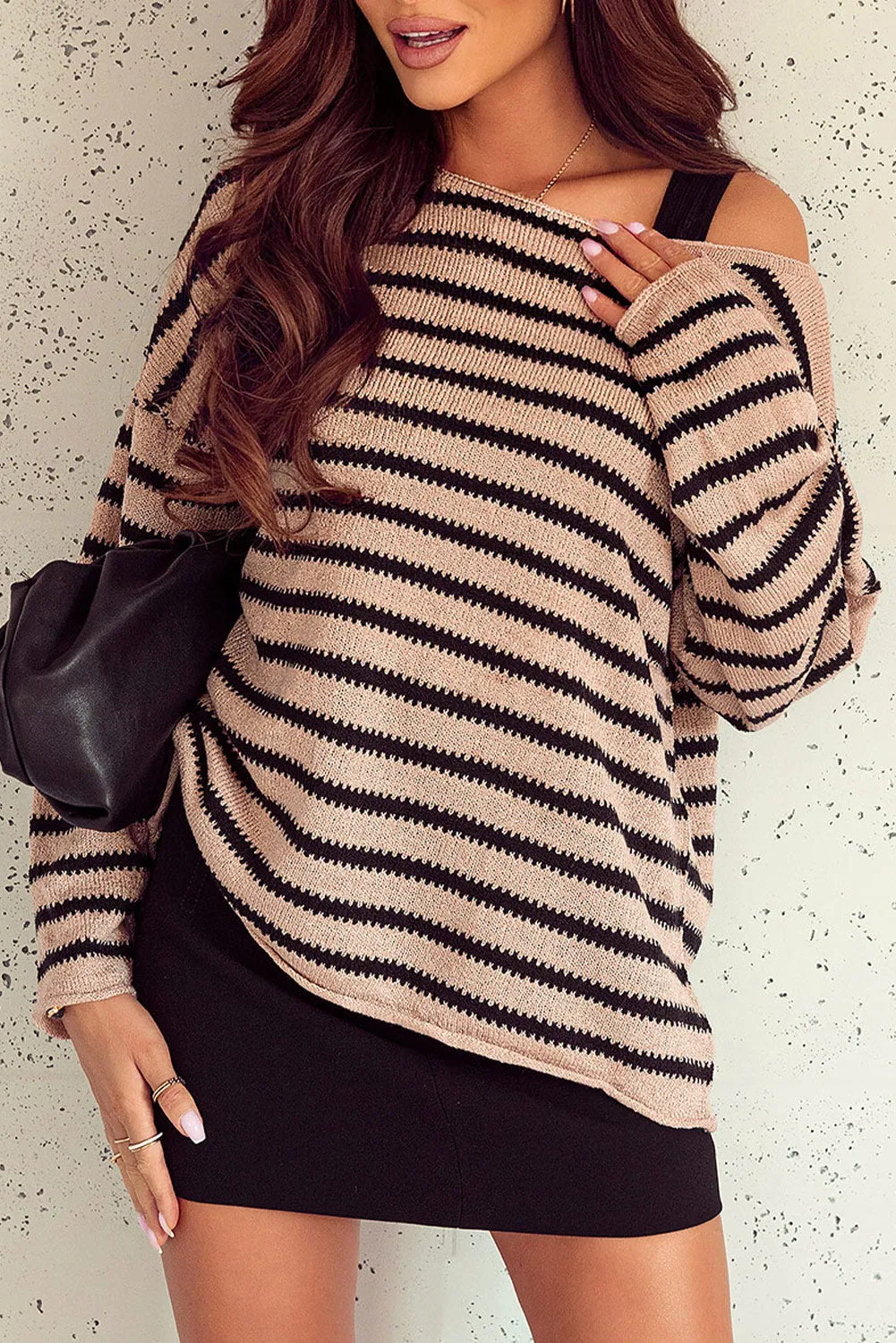 Shoulder Loose Sleeve Sweater