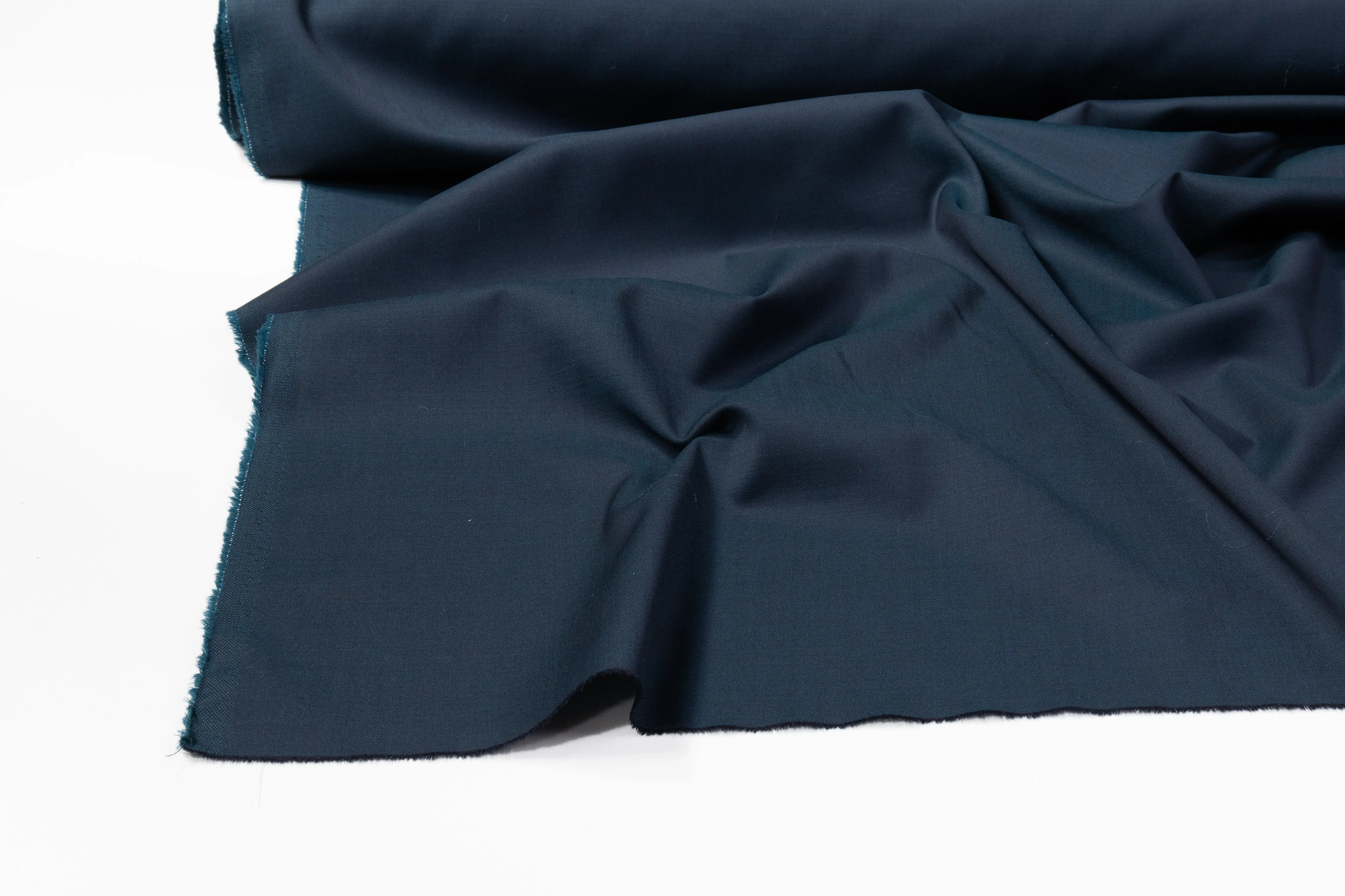 Two-Tone Italian Wool Gabardine - Teal