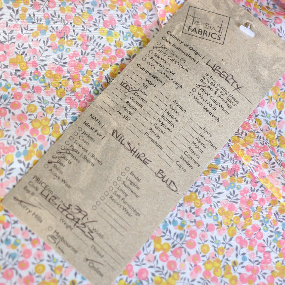 Wiltshire Bud - Liberty Fabrics - Chloe Cotton Chiffon