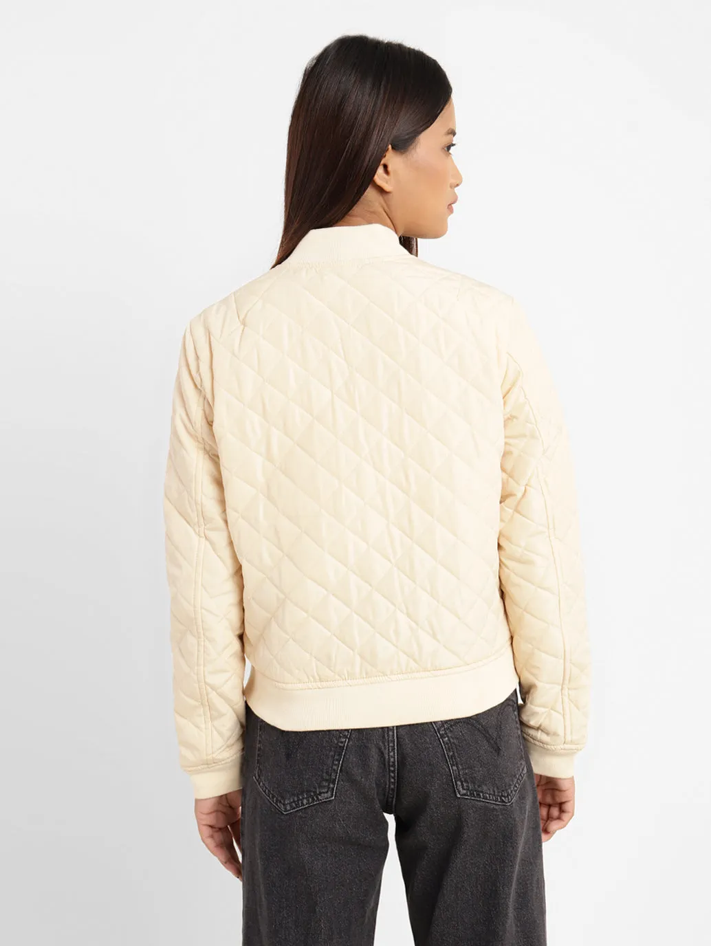 Women's Quilted Collar Neck Jackets